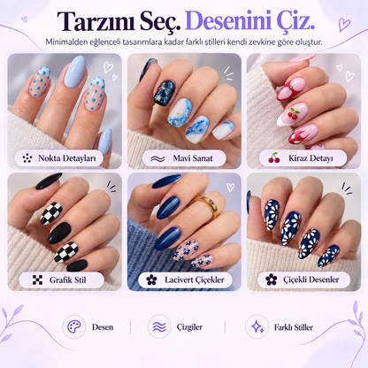 Tırnak Tasarım Kalem Seti