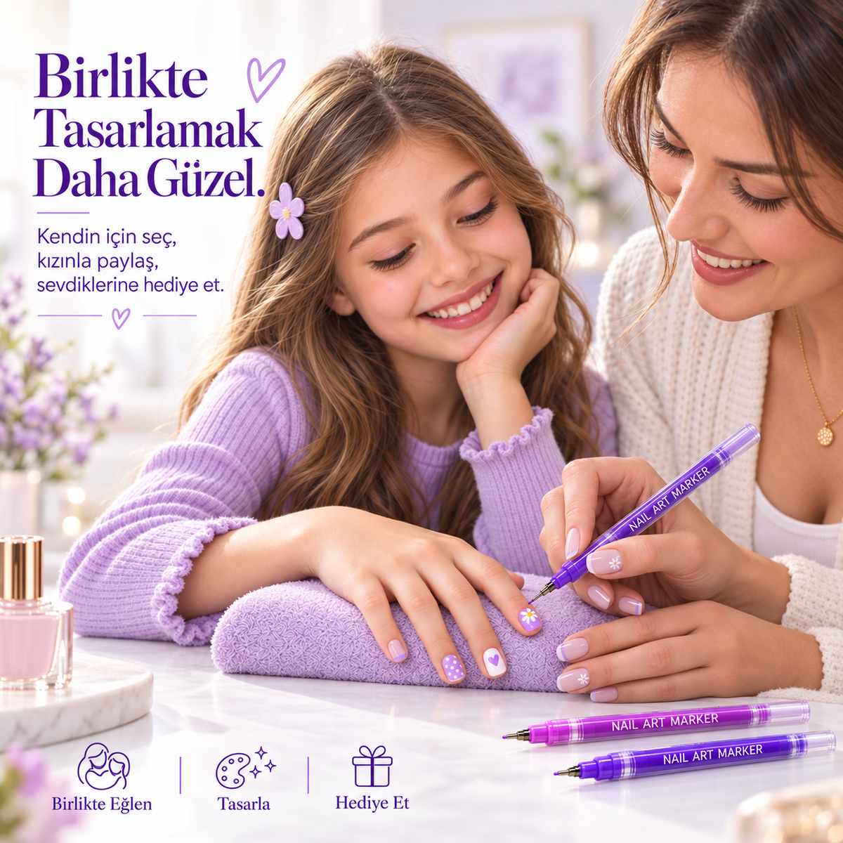 Tırnak Tasarım Kalem Seti